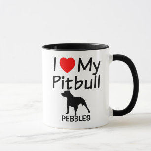 Mug J'Aime Mon Pitbull Dog