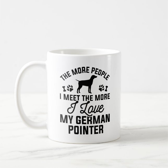 Mug J'Aime Mon Pointeur Allemand (Gauche)