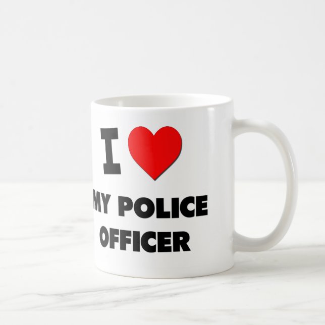 Mug J'aime mon policier (Droite)