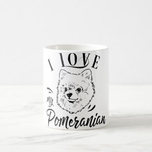 Mug J'Aime Mon Poméranien