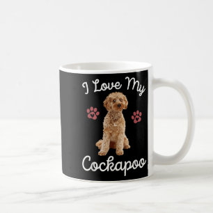 Mug J'aime mon poo chien maman Drôle Citation amusante