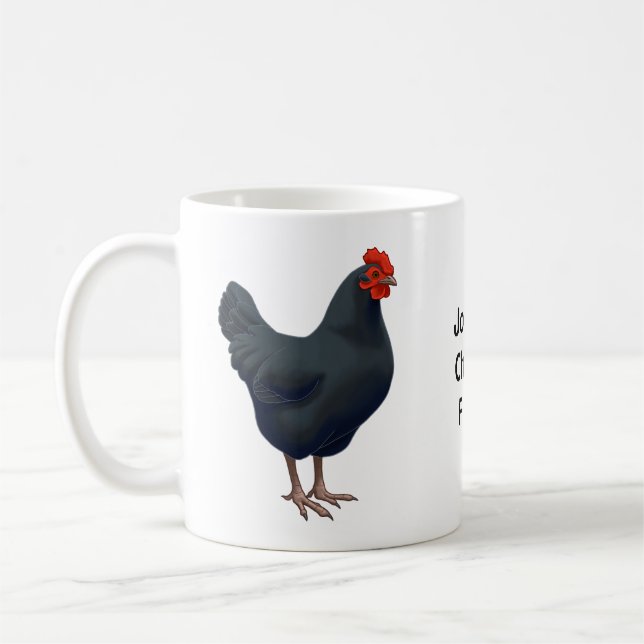 Mug J'aime mon poulet australorp (Gauche)