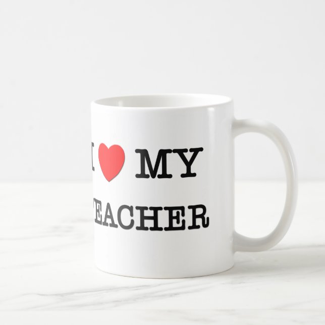 Mug J'aime mon PROFESSEUR (Droite)