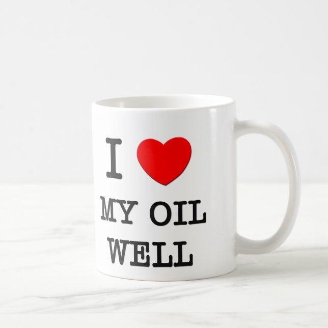 Mug J'aime mon puits de pétrole (Droite)