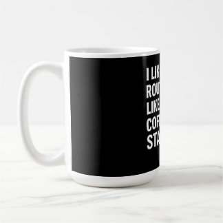 Mug J'aime mon routage comme mon café statique