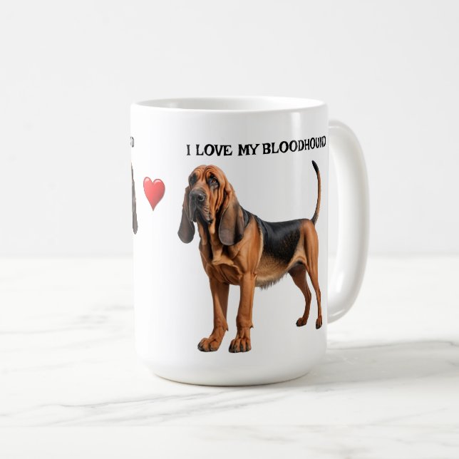 Mug J'Aime Mon Sang (Devant droit)