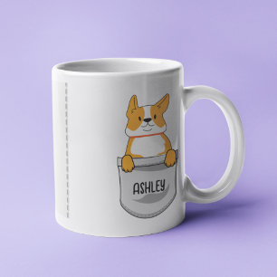 Mug J'Aime Mon Shiba Inu Chien Animateur Coeur Glissan