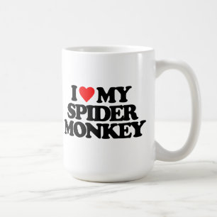 MUG J'AIME MON SINGE D'ARAIGNÉE