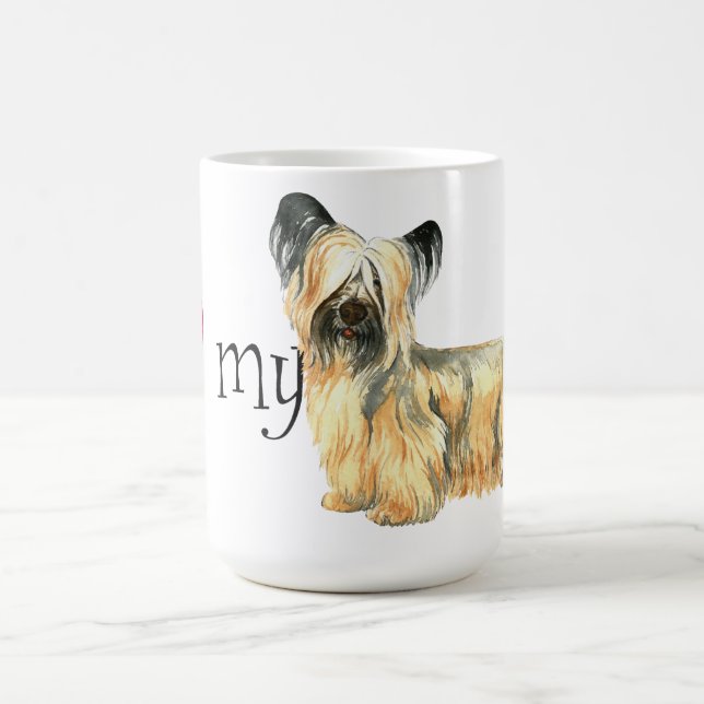 Mug J'aime mon Skye Terrier (Centre)