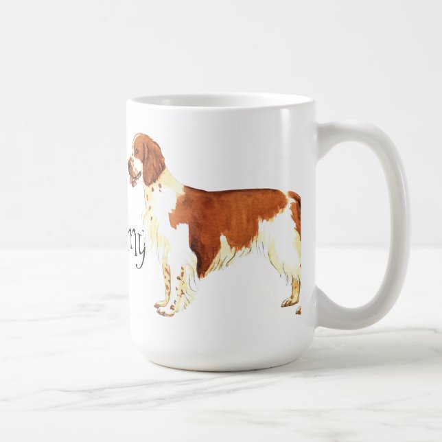 Mug J'aime mon springer spaniel de Gallois (Droite)