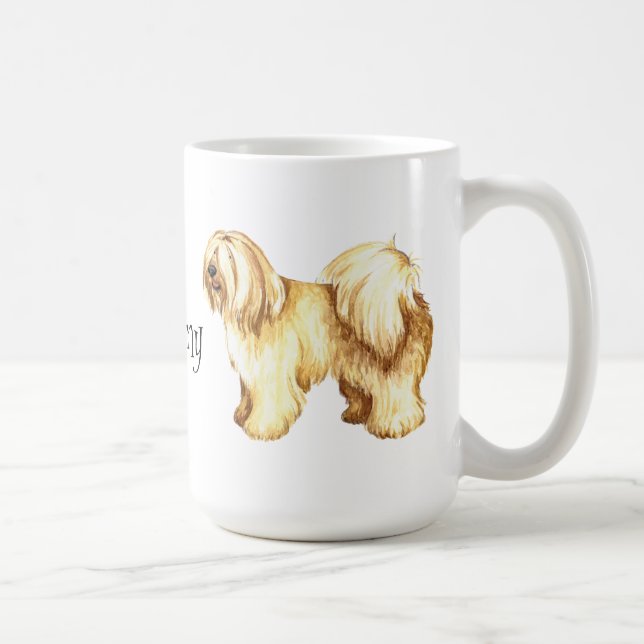 Mug J'aime mon Terrier tibétain (Droite)