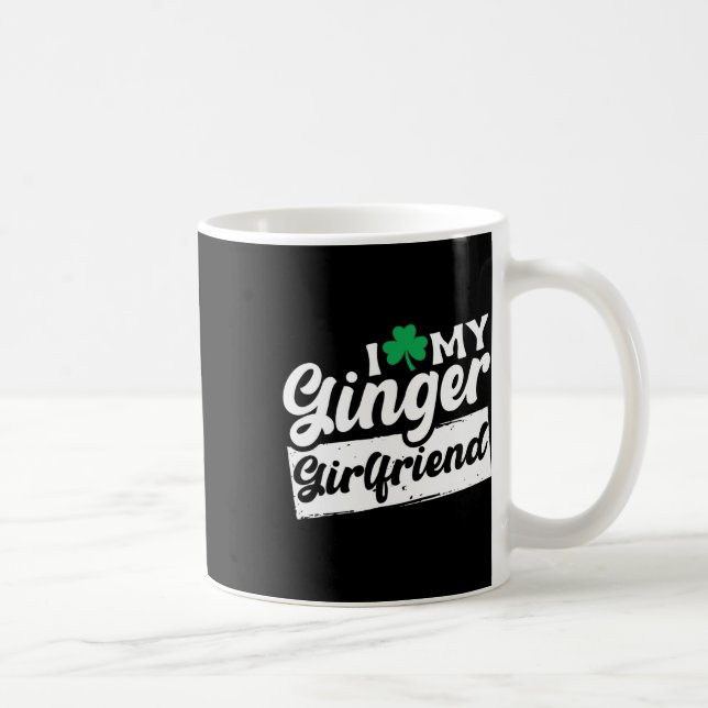 Mug J'aime mon trèfle roux Saint-Patrick  (Droite)