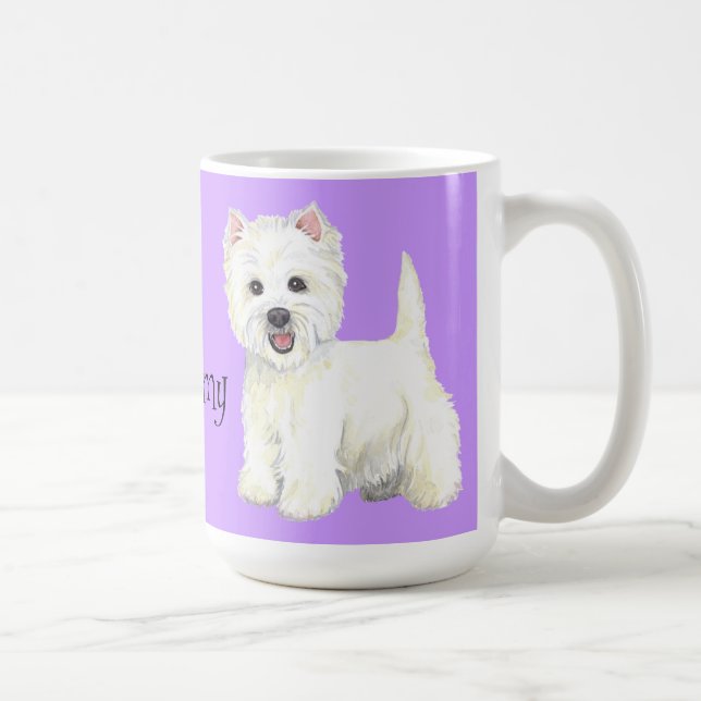 Mug J'aime mon Westie (Droite)