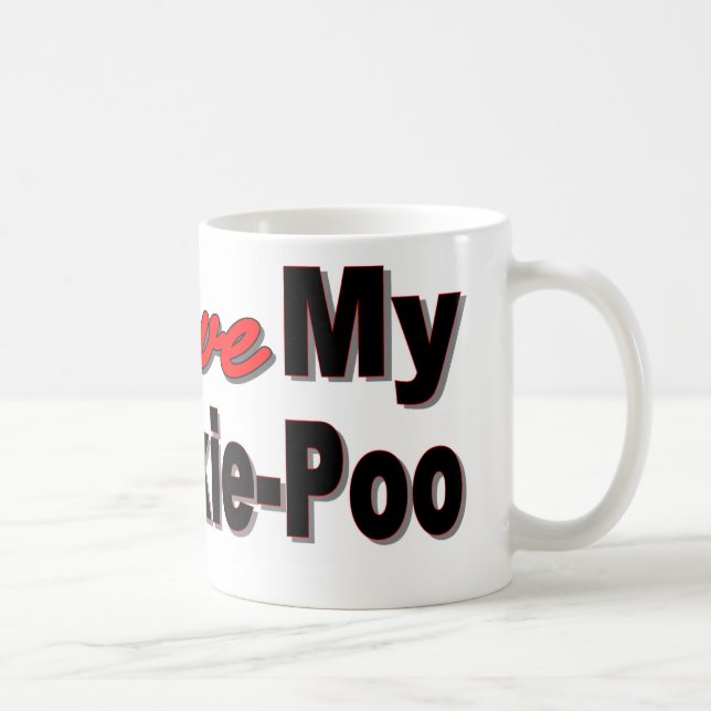 Mug J'aime mon Yorkie-Poo (Droite)