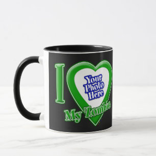 Mug J'Aime Mon Zombie Avec Ta Photo