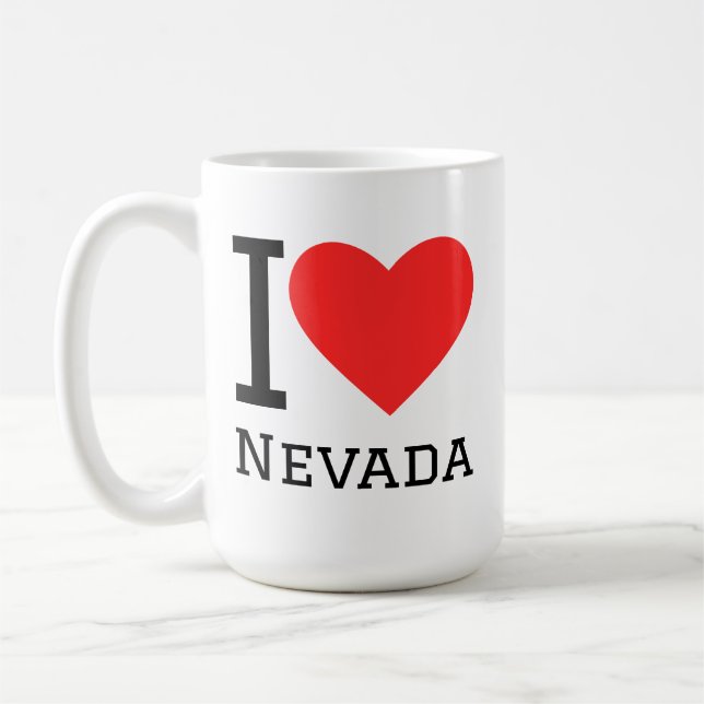 Mug J'aime nevada (Gauche)