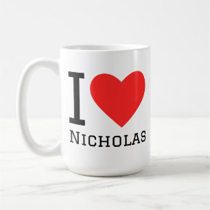 Mug J'aime nicholas