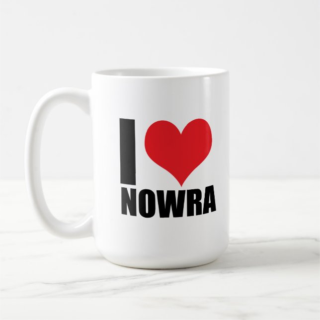 Mug J'aime Nowra (Gauche)