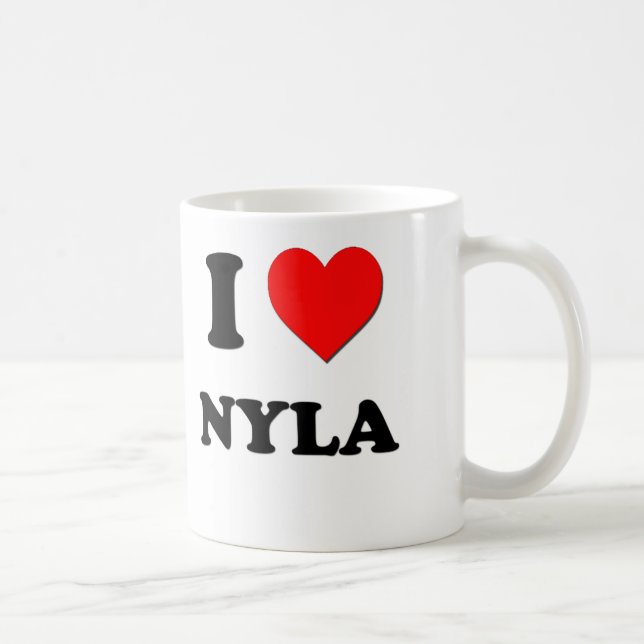 Mug J'aime Nyla (Droite)