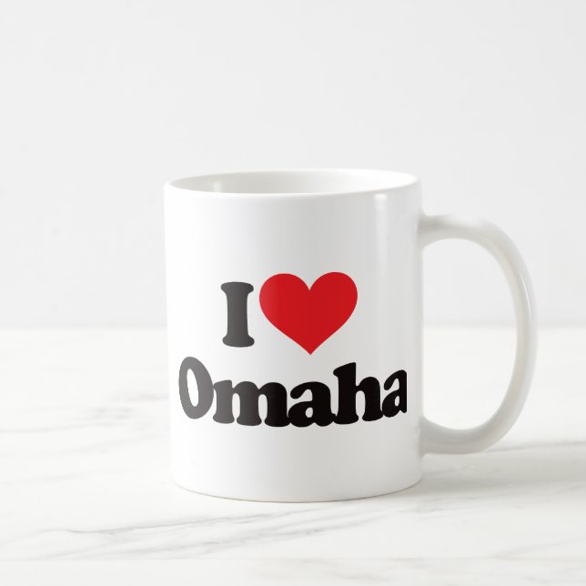 Mug J'aime Omaha (Droite)