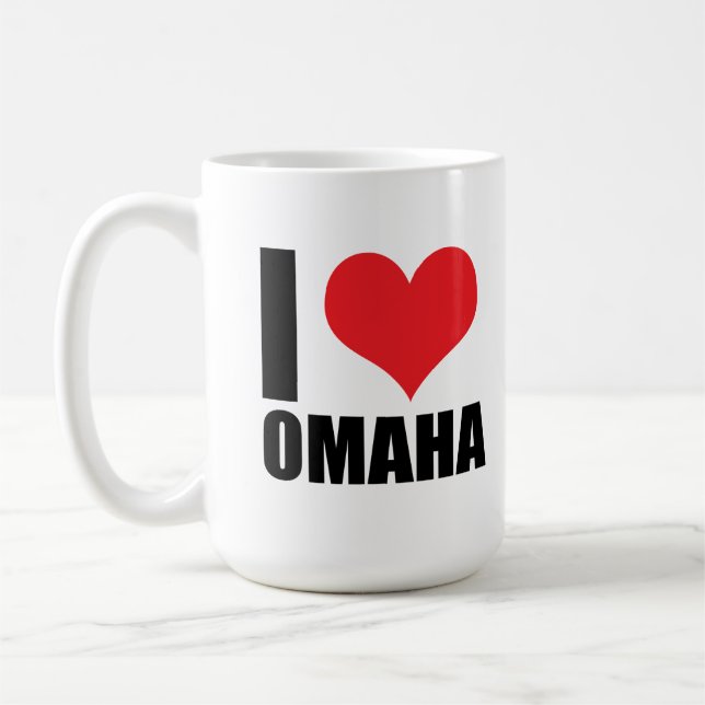 Mug J'aime Omaha (Gauche)