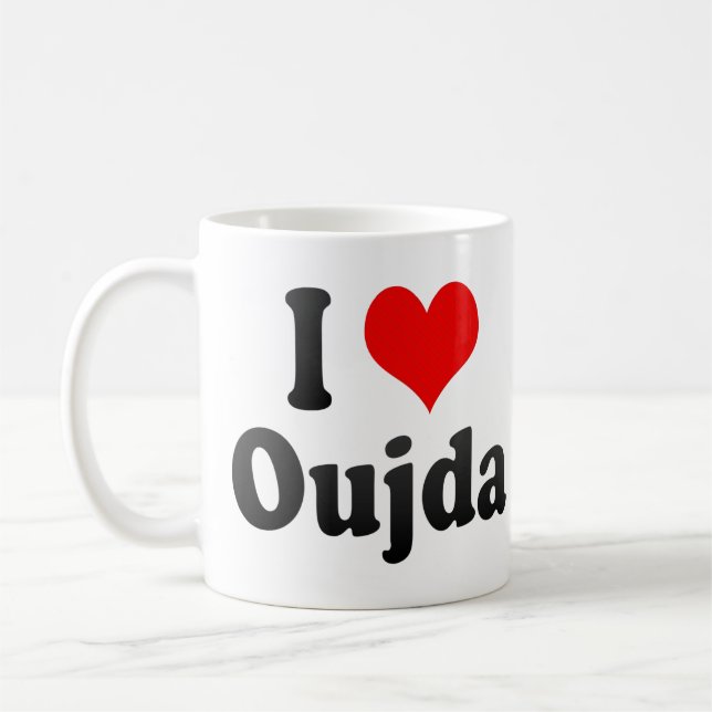 Mug J'aime Oujda, Maroc (Gauche)
