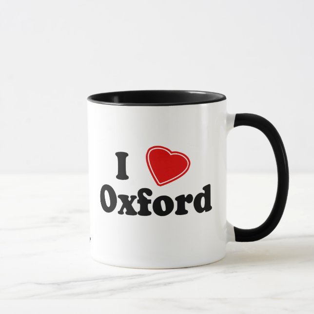 Mug J'aime Oxford (Droite)