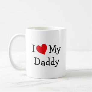 Mug J'aime Papa Cœur Rouge