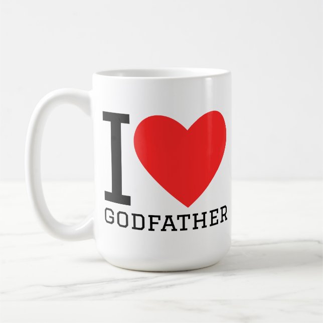 Mug J'aime parrain (Gauche)