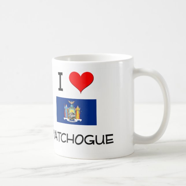 Mug J'aime Patchogue New York (Droite)