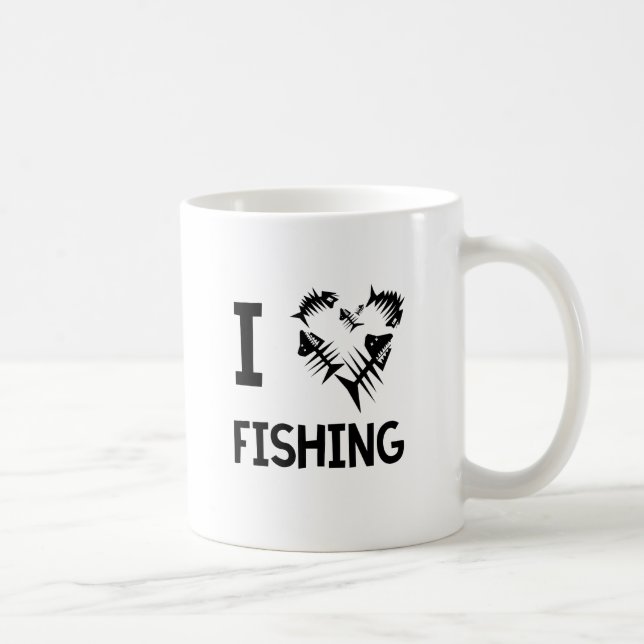 Mug J'aime pêcher (Droite)