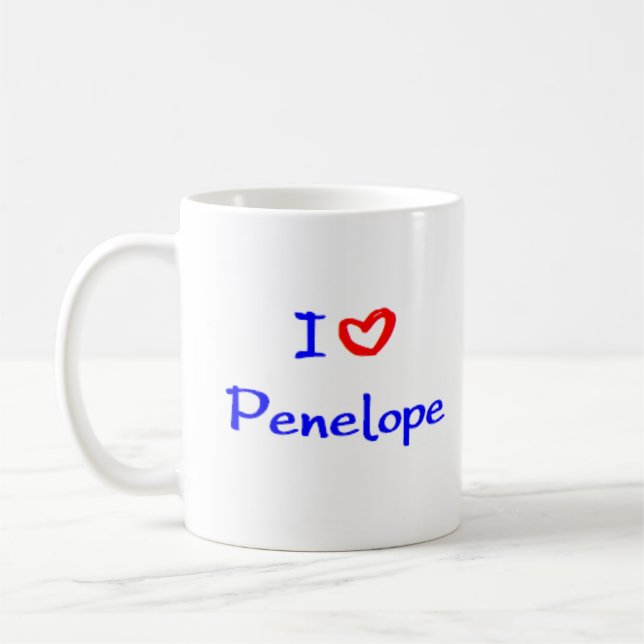 Mug j'aime pénélope (Gauche)