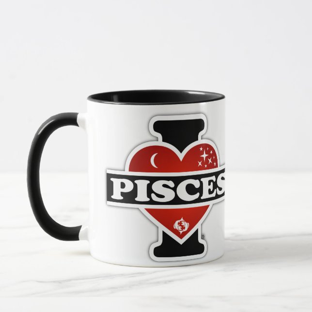 Mug J'aime Poissons (Gauche)