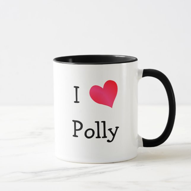 Mug J'aime Polly (Droite)