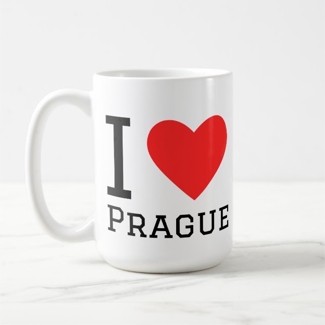 Mug J'aime Prague  (Gauche)
