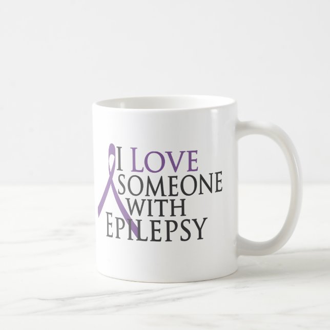 Mug j'aime quelqu'un avec l'épilepsie (Droite)