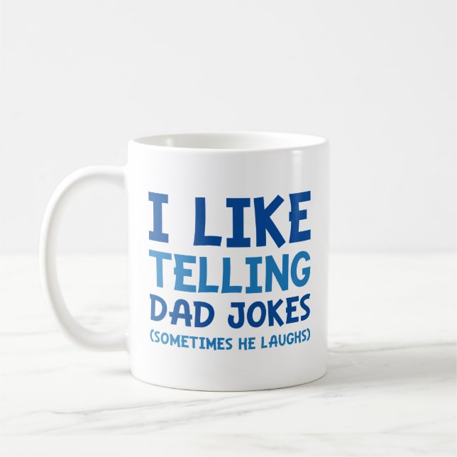 Mug J'aime Raconter des Blagues de Papa (Gauche)