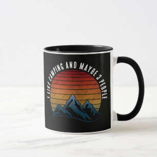 MUG J'AIME RANDONNER ET PEUT-ÊTRE 3 PERSONNES