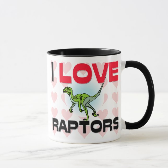 Mug J'aime Raptors (Droite)