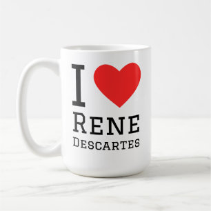 Mug J'aime Rene Descartes