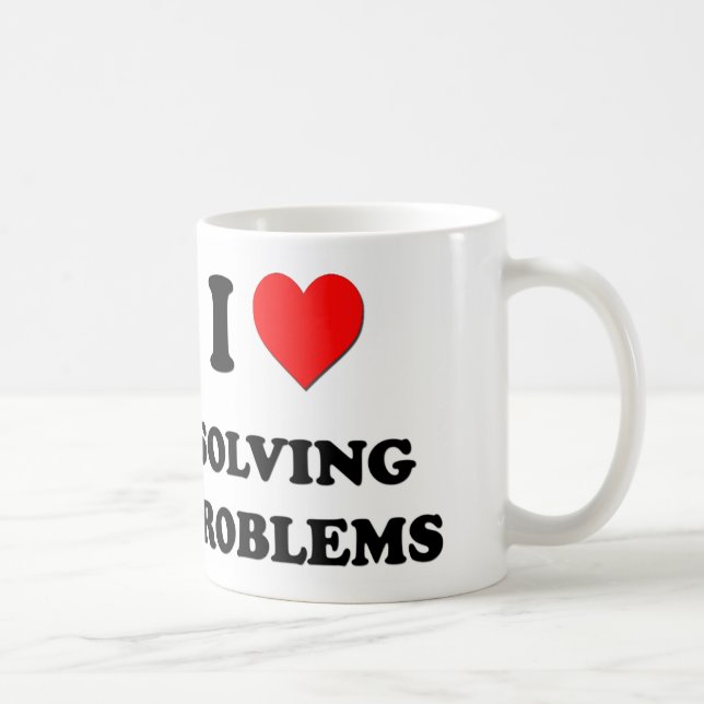 Mug J'aime résoudre des problèmes (Droite)
