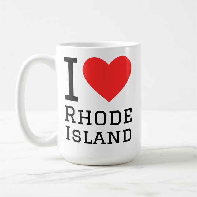 Mug J'aime Rhode Island  (Gauche)