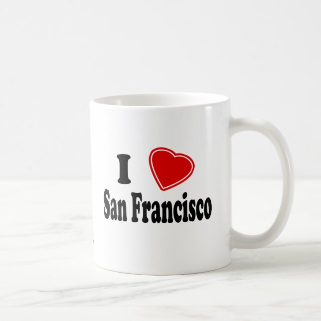 Mug J'aime San Francisco (Droite)