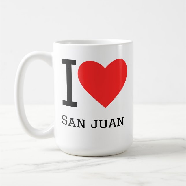 Mug J'aime San Juan (Gauche)