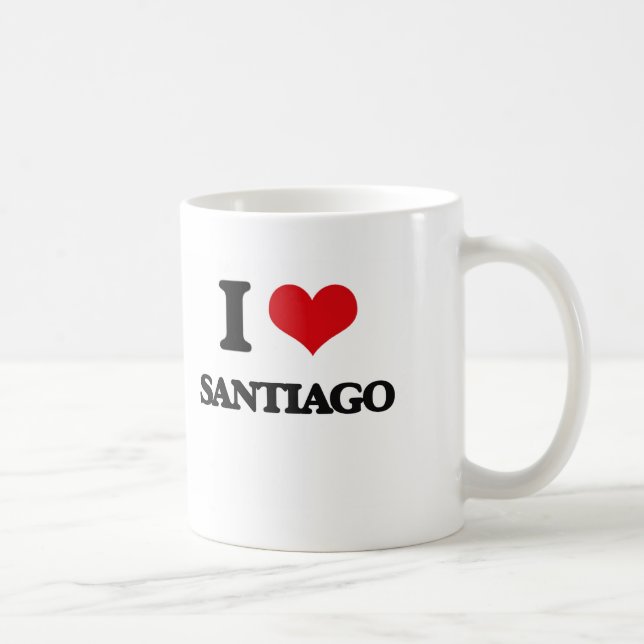 Mug J'aime Santiago (Droite)