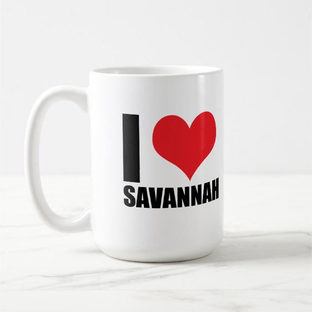 Mug J'aime Savannah (Gauche)