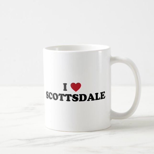 Mug J'aime Scottsdale Arizona (Droite)
