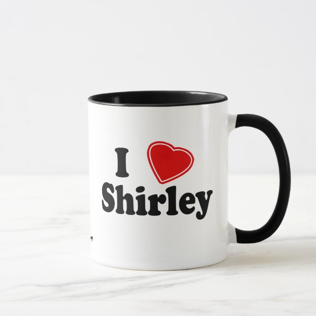 Mug J'aime Shirley (Droite)