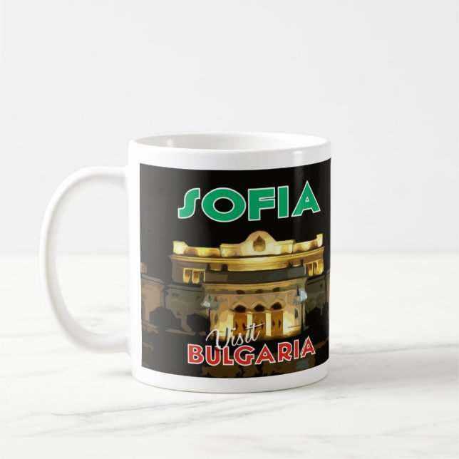 Mug J'Aime Sofia Visiter la Bulgarie (Gauche)