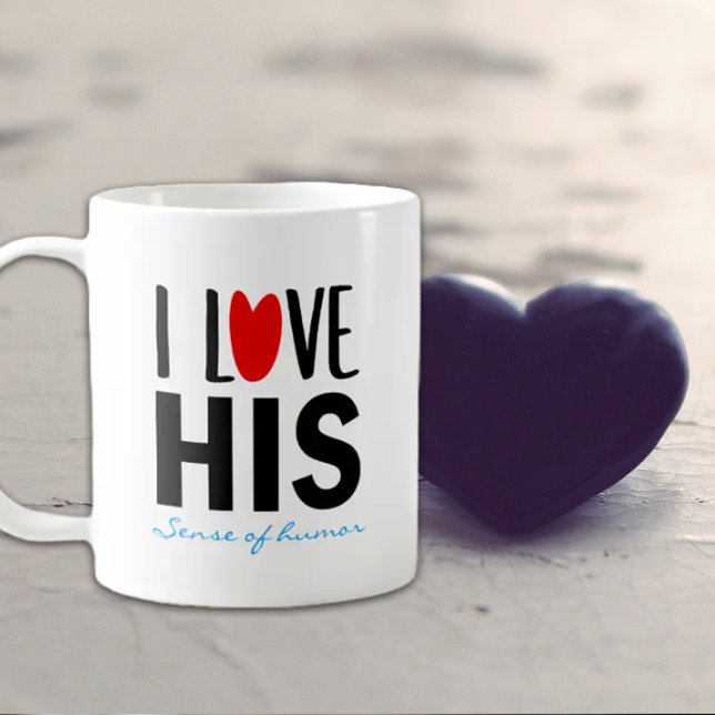 Mug J'aime son... (Personnalisé), Saint Valentin (Créateur téléchargé)